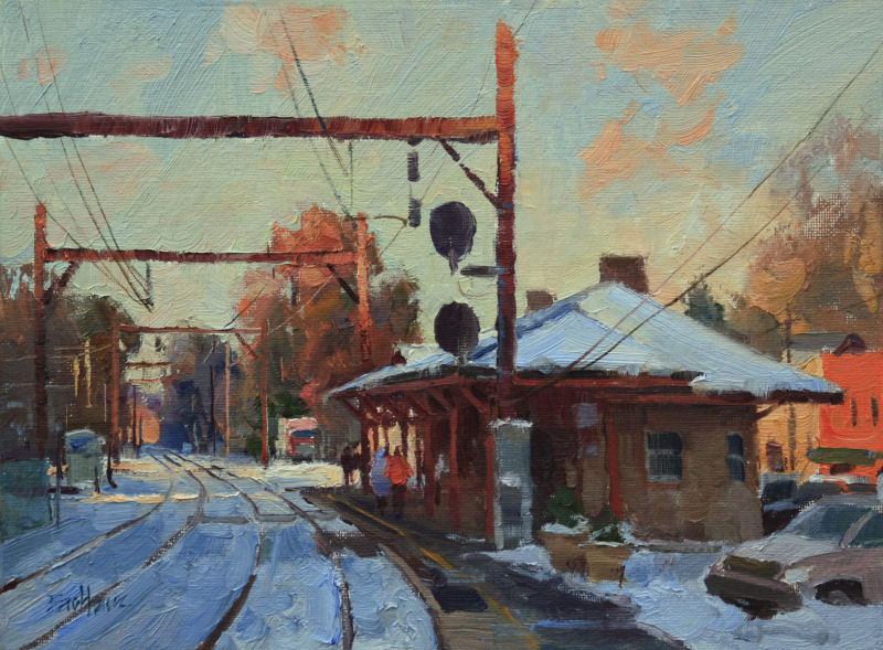 Early Snow, Bernardsville Train Station Early Snow, Bernardsville Train Station
