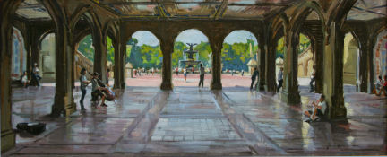 Into the Light at Bethesda Fountain