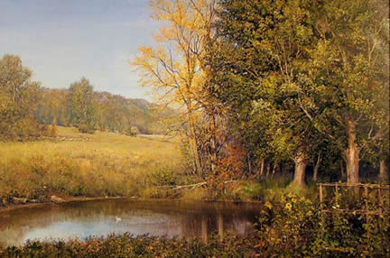 Artist's Pond in Late Summer Artist's Pond in Late Summer