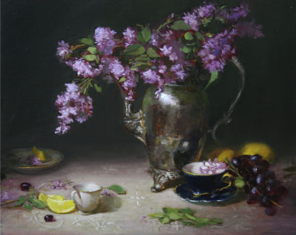 Lilacs and Silver