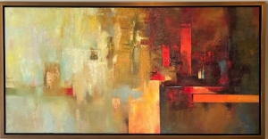 Click to See Transition 40 x 80 oil at HIGHLANDS MODERN ART GALLERY