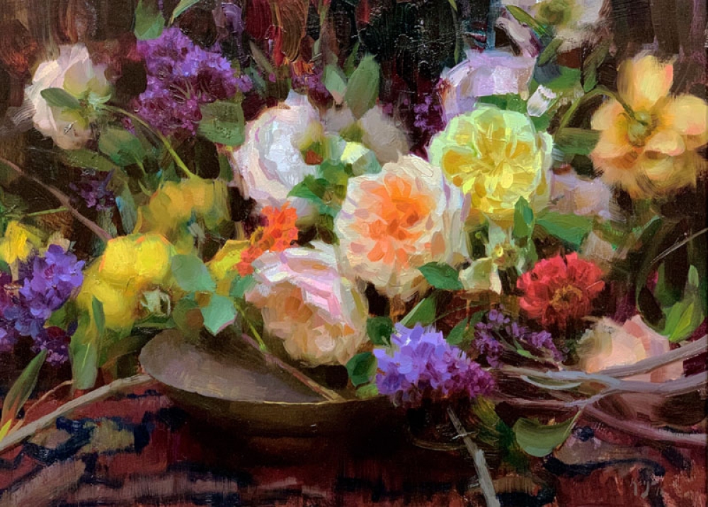English Roses and Lilacs