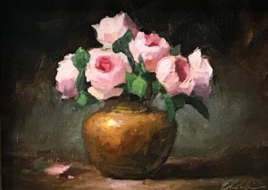  Click to See Pink Roses in Copper